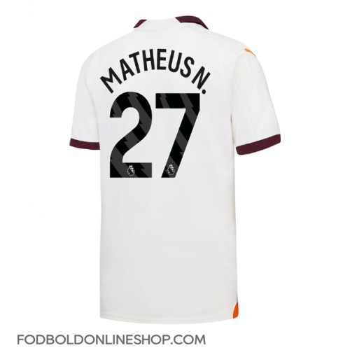Manchester City Matheus Nunes #27 Udebanetrøje 2023-24 Kortærmet